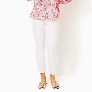 Lilly Pulitzer Pants White Chino Montoya